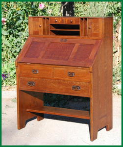 Rare Original L.&J.G. Stickley Drop Front Desk circa 1906-1912